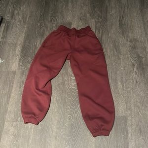 Maroon sweatpants
